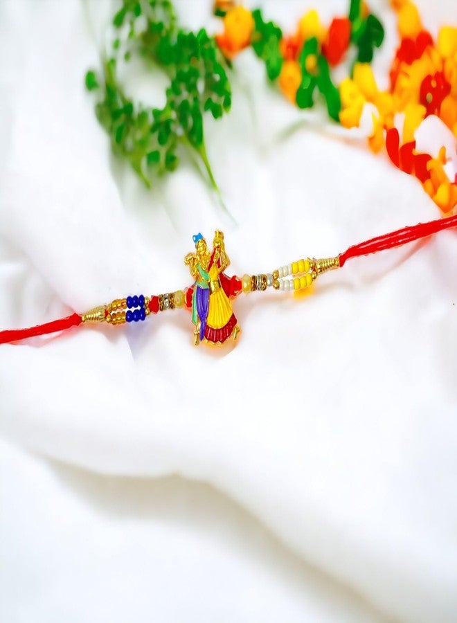 Sesonby Pair Rakhi Brother Rakhi For Brother Rakhis For Kids Boys Rakhis | rakhiS for brother and bhabhi | rakhi combo | bhaiya bhabhi rAkhi RAkhi Pair #R53-K98 - Image 2
